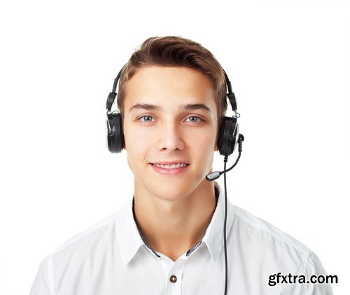 Stock Photos - Customer support operator 5, 25xJPG