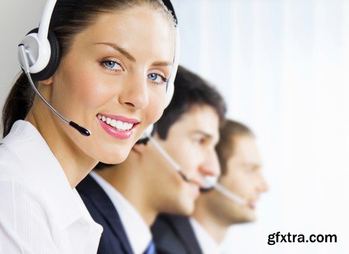 Stock Photos - Customer support operator 5, 25xJPG