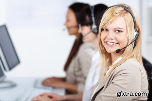 Stock Photos - Customer support operator 5, 25xJPG