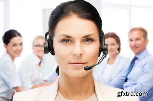 Stock Photos - Customer support operator 5, 25xJPG