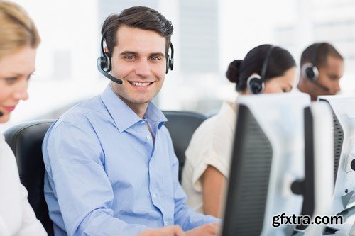 Stock Photos - Customer support operator 5, 25xJPG