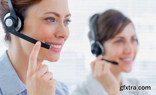 Stock Photos - Customer support operator 5, 25xJPG