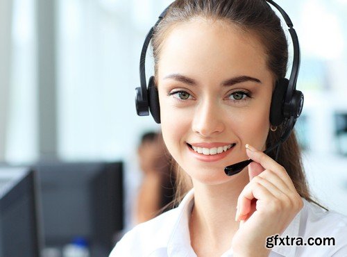 Stock Photos - Customer support operator 5, 25xJPG