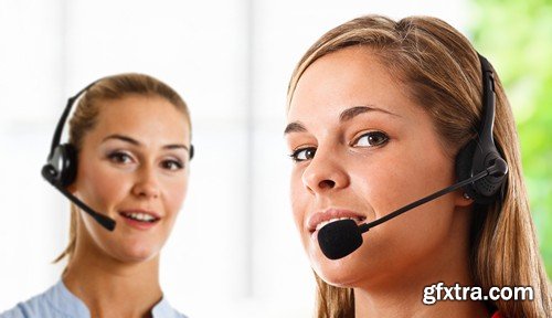 Stock Photos - Customer support operator 5, 25xJPG