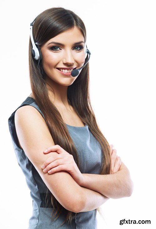 Stock Photos - Customer support operator 5, 25xJPG