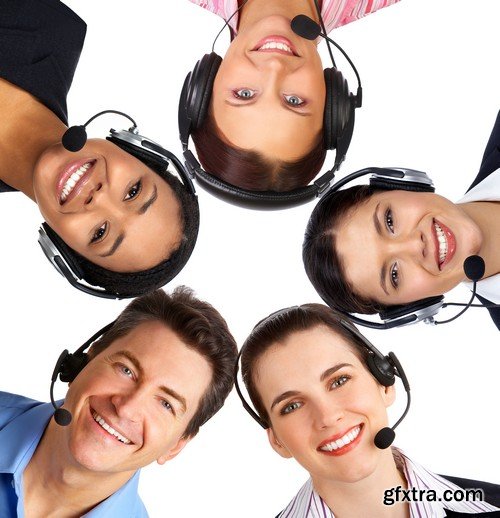 Stock Photos - Customer support operator 5, 25xJPG