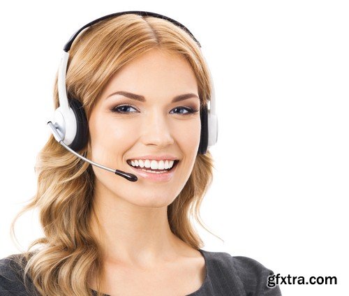 Stock Photos - Customer support operator 5, 25xJPG