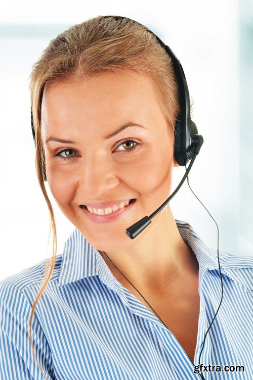 Stock Photos - Customer support operator 5, 25xJPG