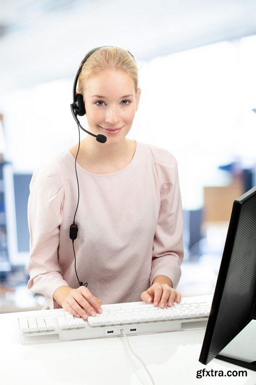 Stock Photos - Customer support operator 5, 25xJPG