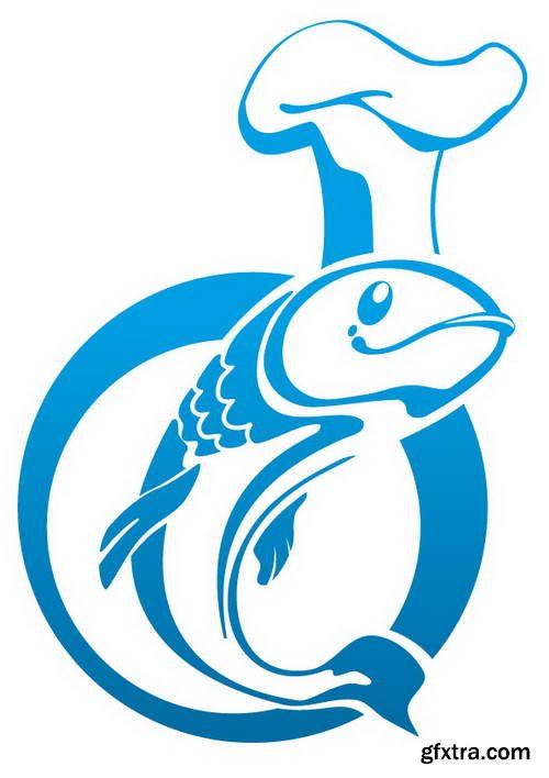 Fish Logos 1, 25xEPS