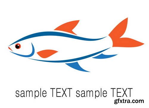 Fish Logos 1, 25xEPS