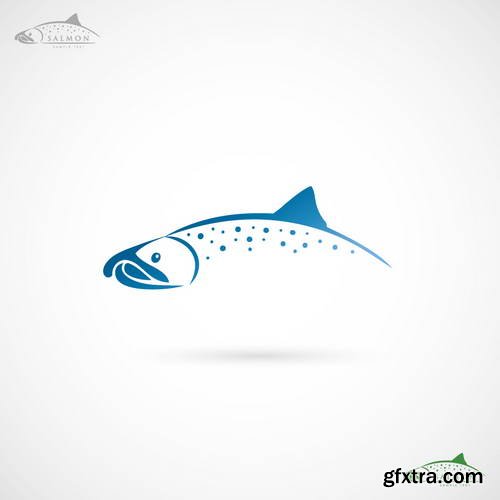 Fish Logos 1, 25xEPS