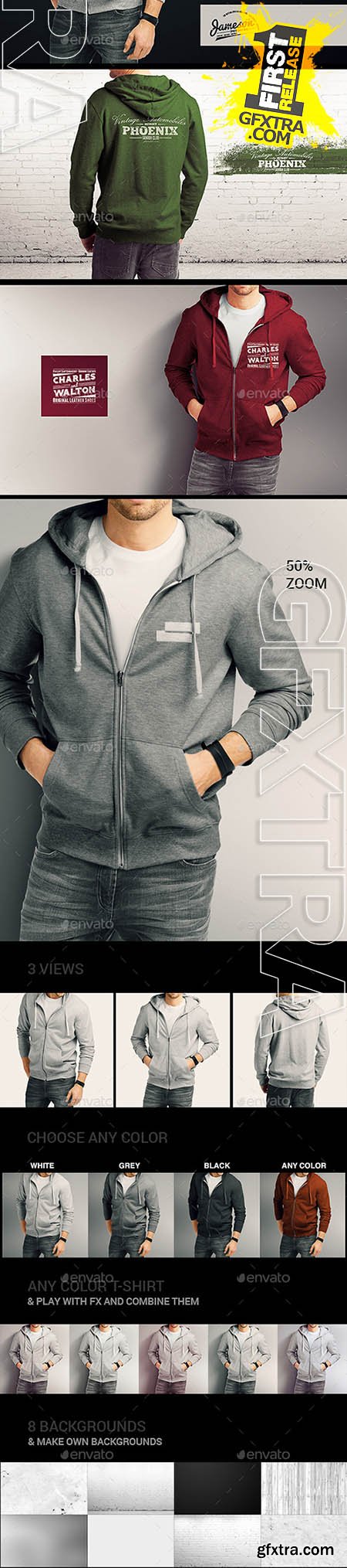 Man Hoodie Mockup - GraphicRiver 8897650