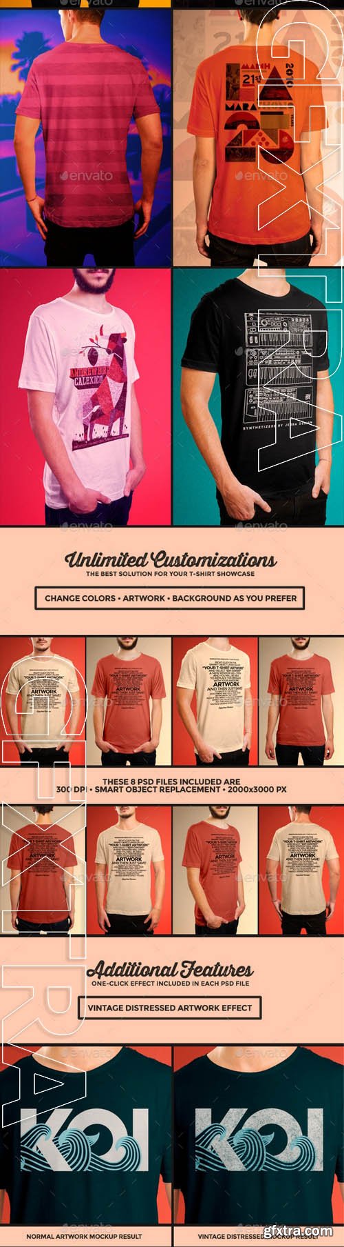 Men T-Shirt Mockups - GraphicRiver 8933044