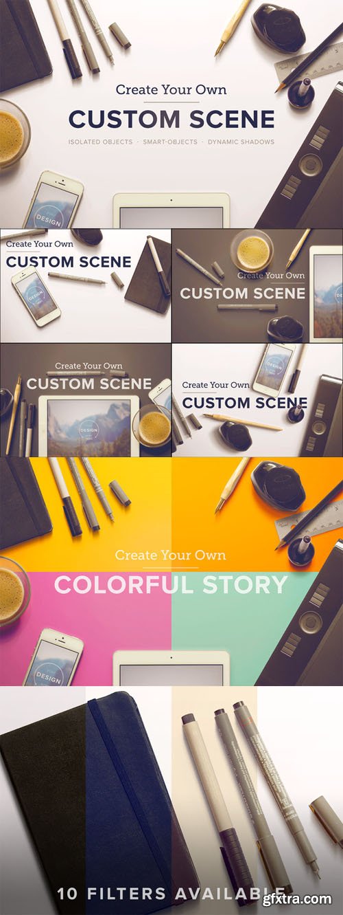 Custom Scene Mock up - Designer Ed - Vol 1