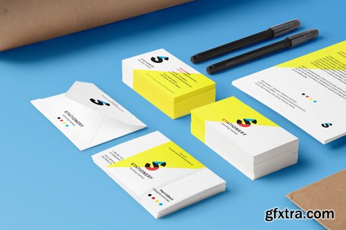 Stationery PSD Presentation Mockup