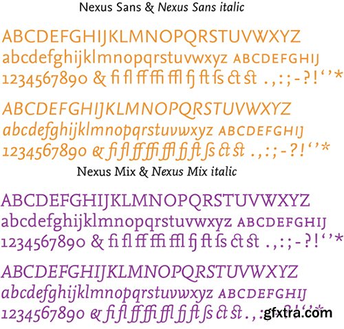 FF Nexus Mega Family - 46 Fonts 1323€