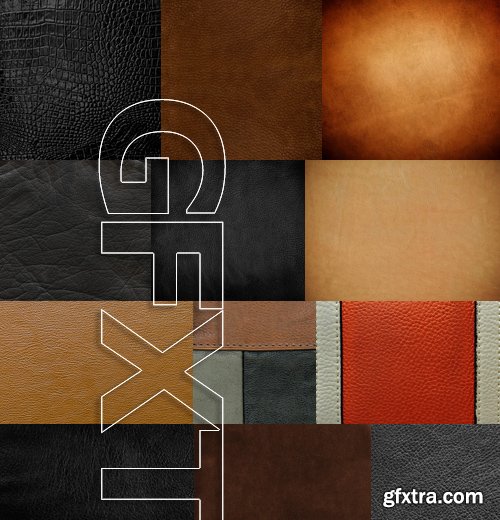 Stock Photos - Leather Textures, 30xJPG