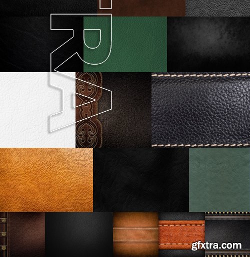 Stock Photos - Leather Textures, 30xJPG