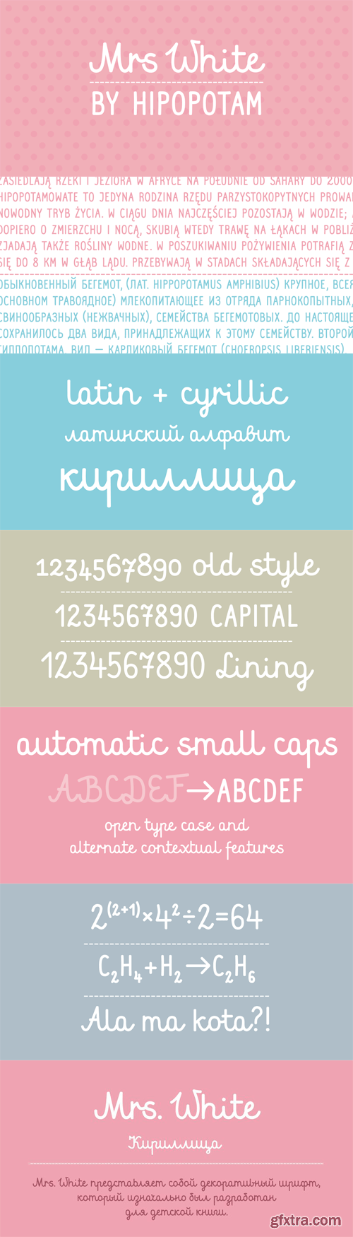 Mrs White Font for $40