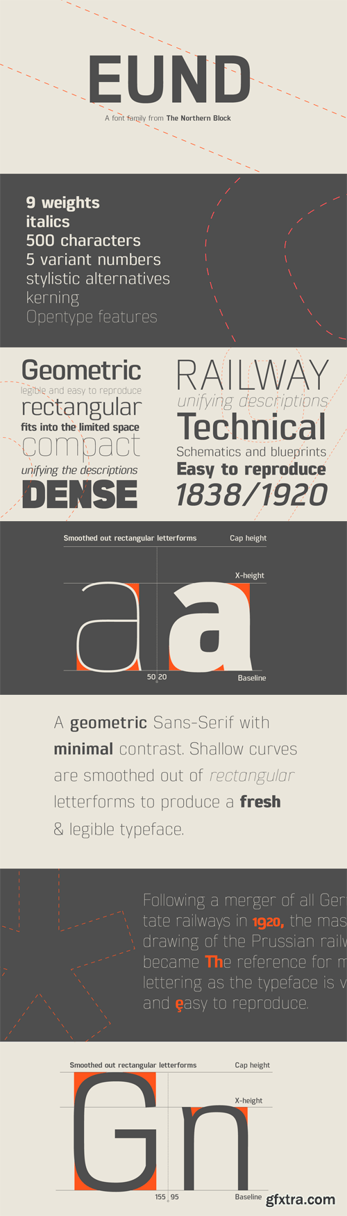 Eund Font Family - 18 Fonts for $269