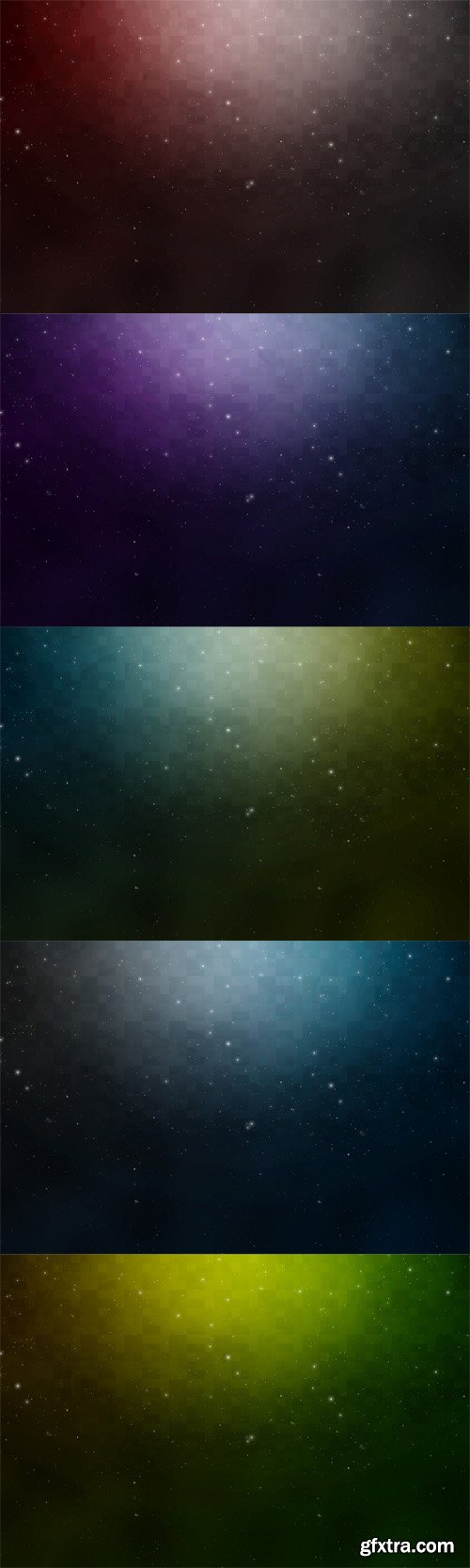 5 Pixel Space Backgrounds