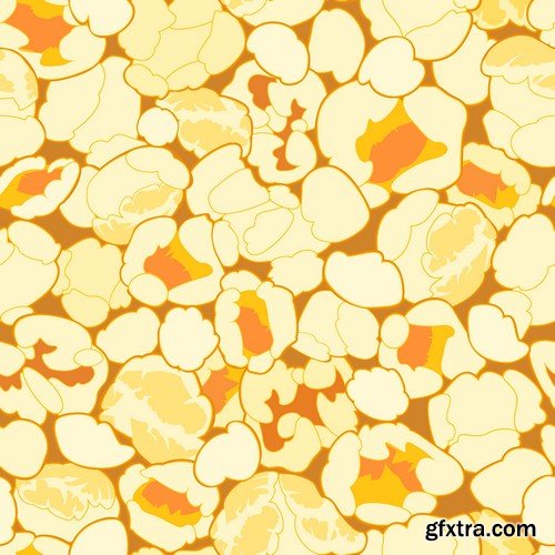 Stock Vectors - Popcorn, 25xEPS