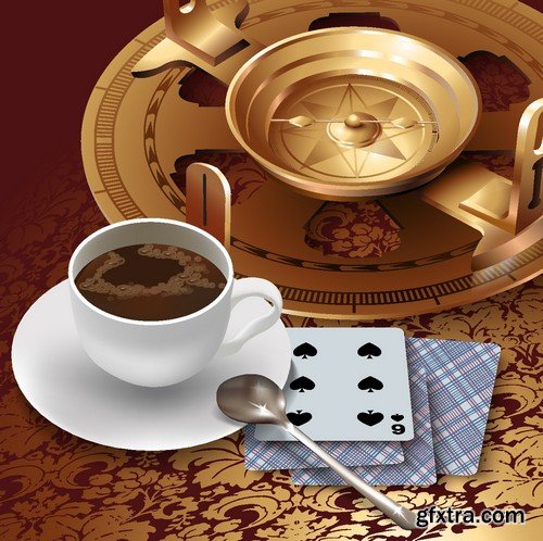 Stock Vectors - Coffee 6, 25xEPS