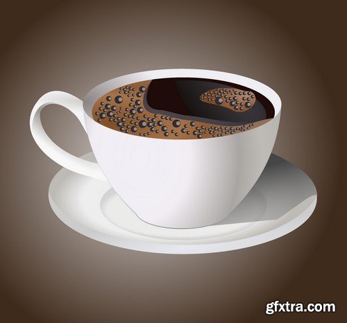 Stock Vectors - Coffee 6, 25xEPS