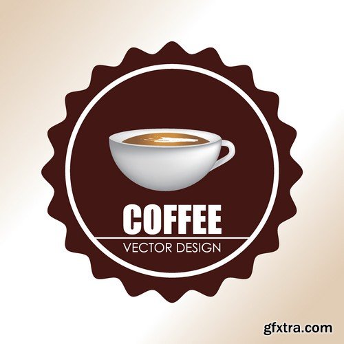 Stock Vectors - Coffee 6, 25xEPS