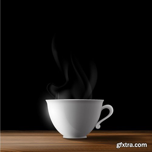 Stock Vectors - Coffee 6, 25xEPS