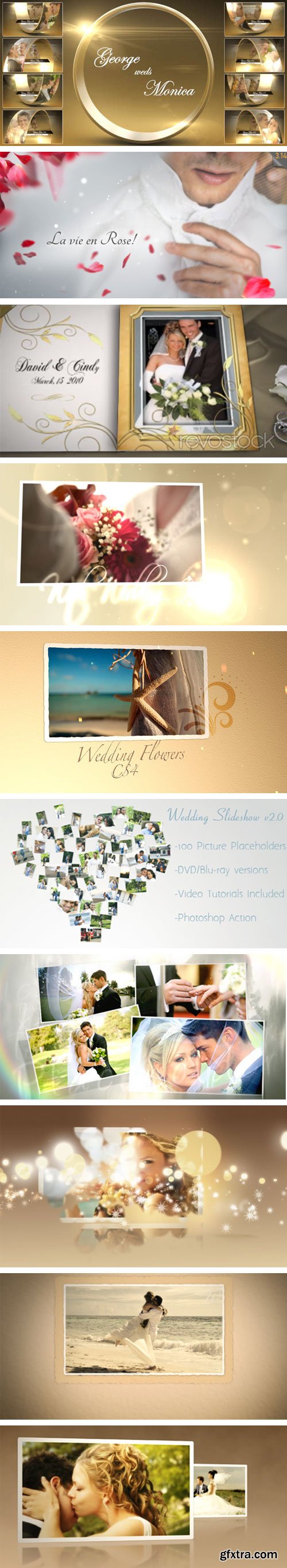 VideoHive - 10 Template Wedding Project After Effect Bundle
