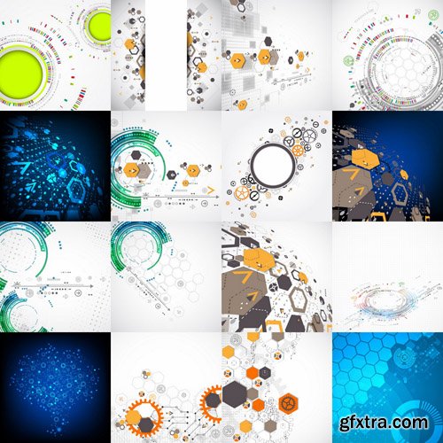 Abstract Background Collection#35 - 25 Vector