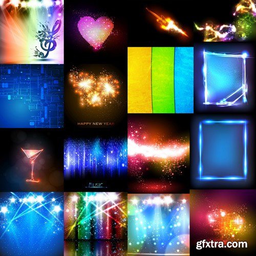 Abstract Background Collection#36 - 25 Vector