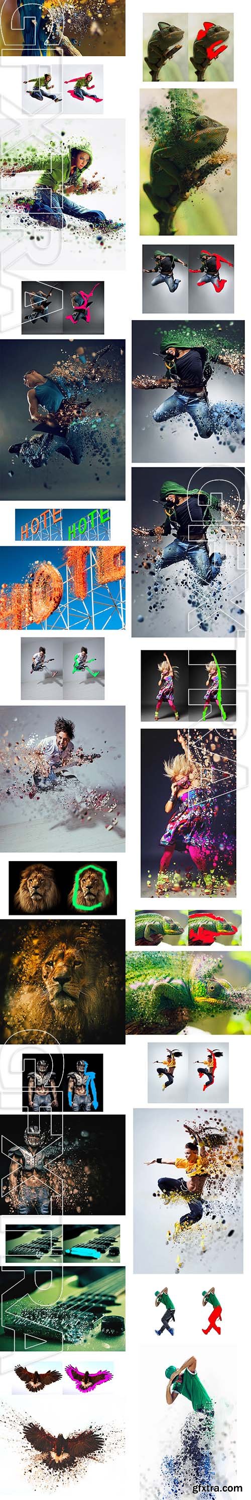 Dispersion 2 Photoshop Action - GraphicRiver 8929152