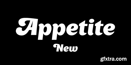 Appetite New Font for $49