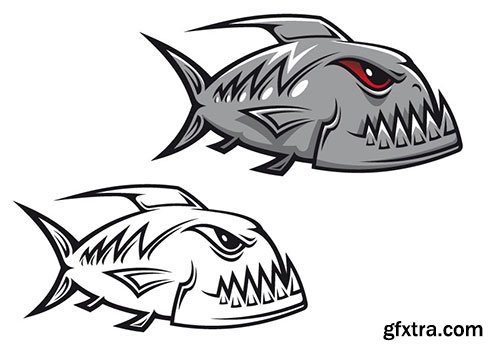 Fish Logos 2, 25xEPS