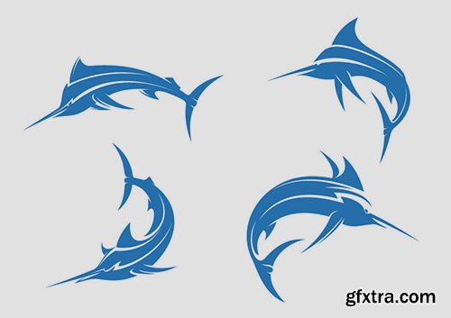 Fish Logos 2, 25xEPS