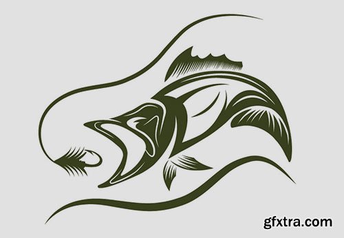 Fish Logos 2, 25xEPS