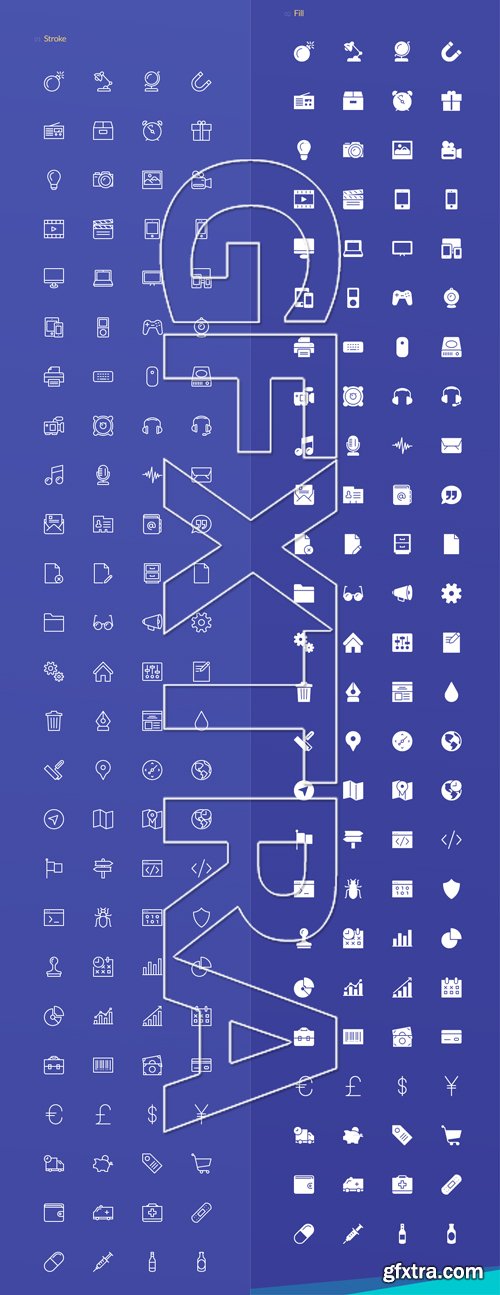 Webicons – 100 Stroke & Fill Icons