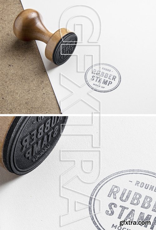 Rubber Stamp PSD MockUp