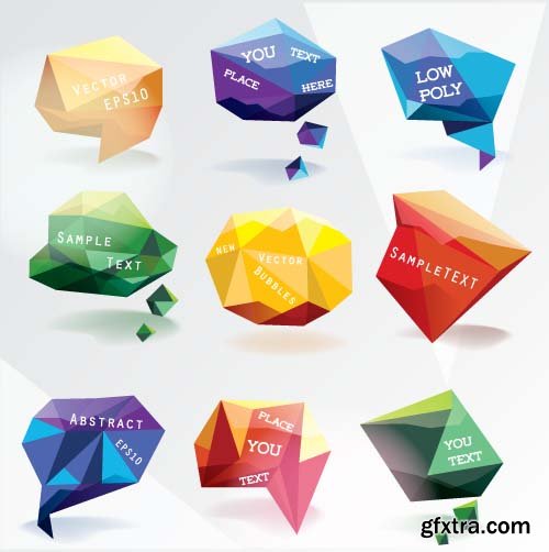 Low Poly VEctor Design - 25x EPS