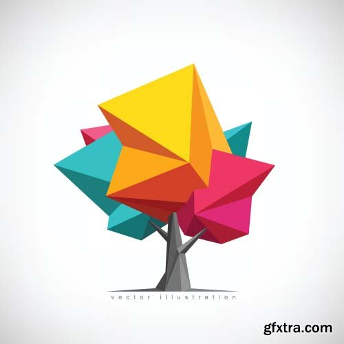 Low Poly VEctor Design - 25x EPS