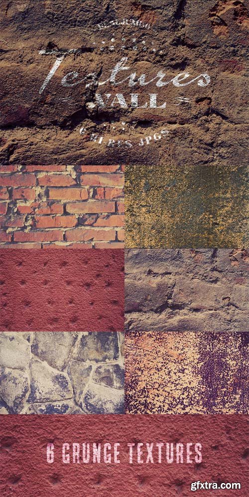 6 Grunge Wall Textures