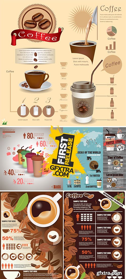 Stock: Coffee Infographics