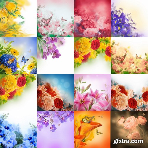 Flowers Background - 25 HQ Images