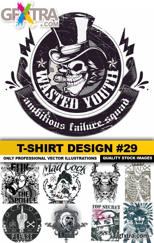T-Shirt Design #29 - 25xEPS