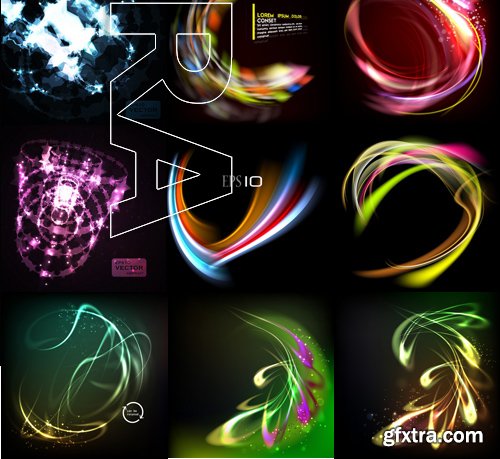 Stock Vectors - Abstract light background 2, 25xEPS