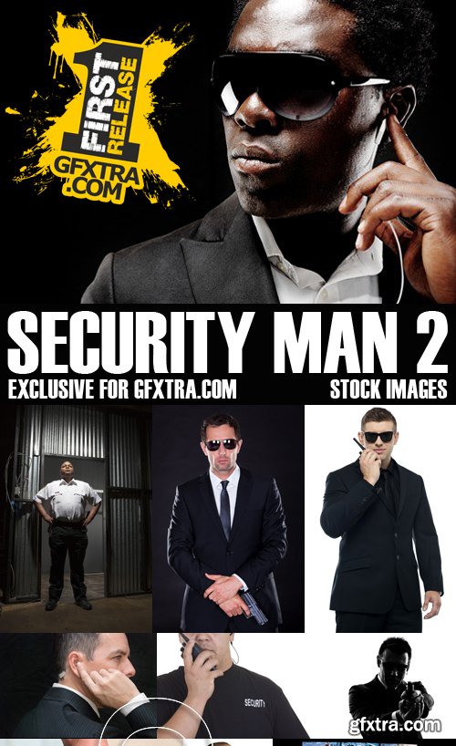 Stock Photos - Security man 2, 25xJPG