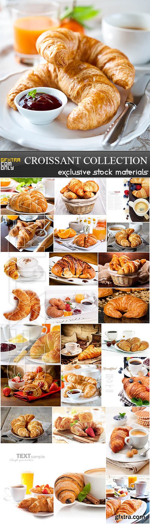 Croissant Collection, 25xUHQ JPEG